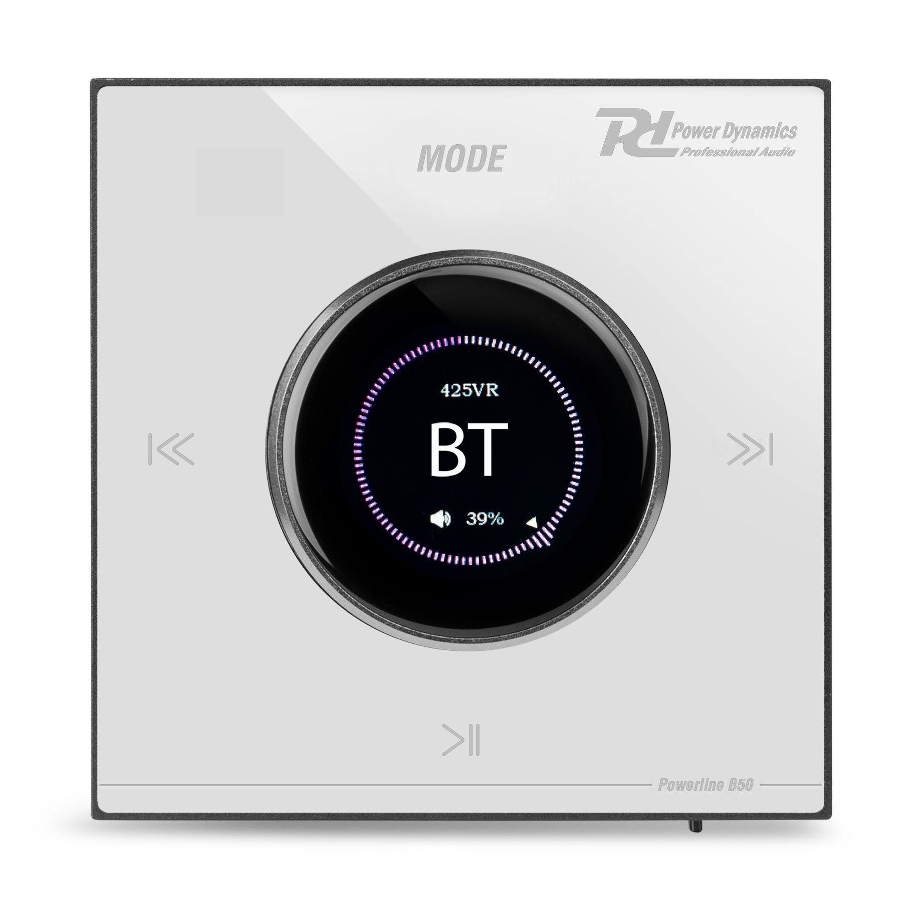Powerline B50W In Wall Audio Amplifier BT/LCD White