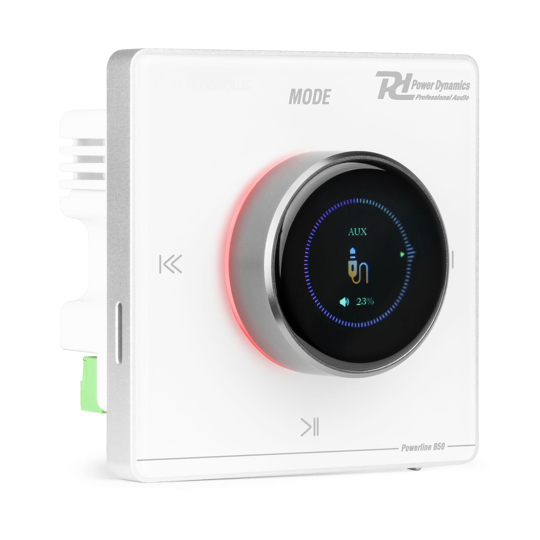 Powerline B50W In Wall Audio Amplifier BT/LCD White
