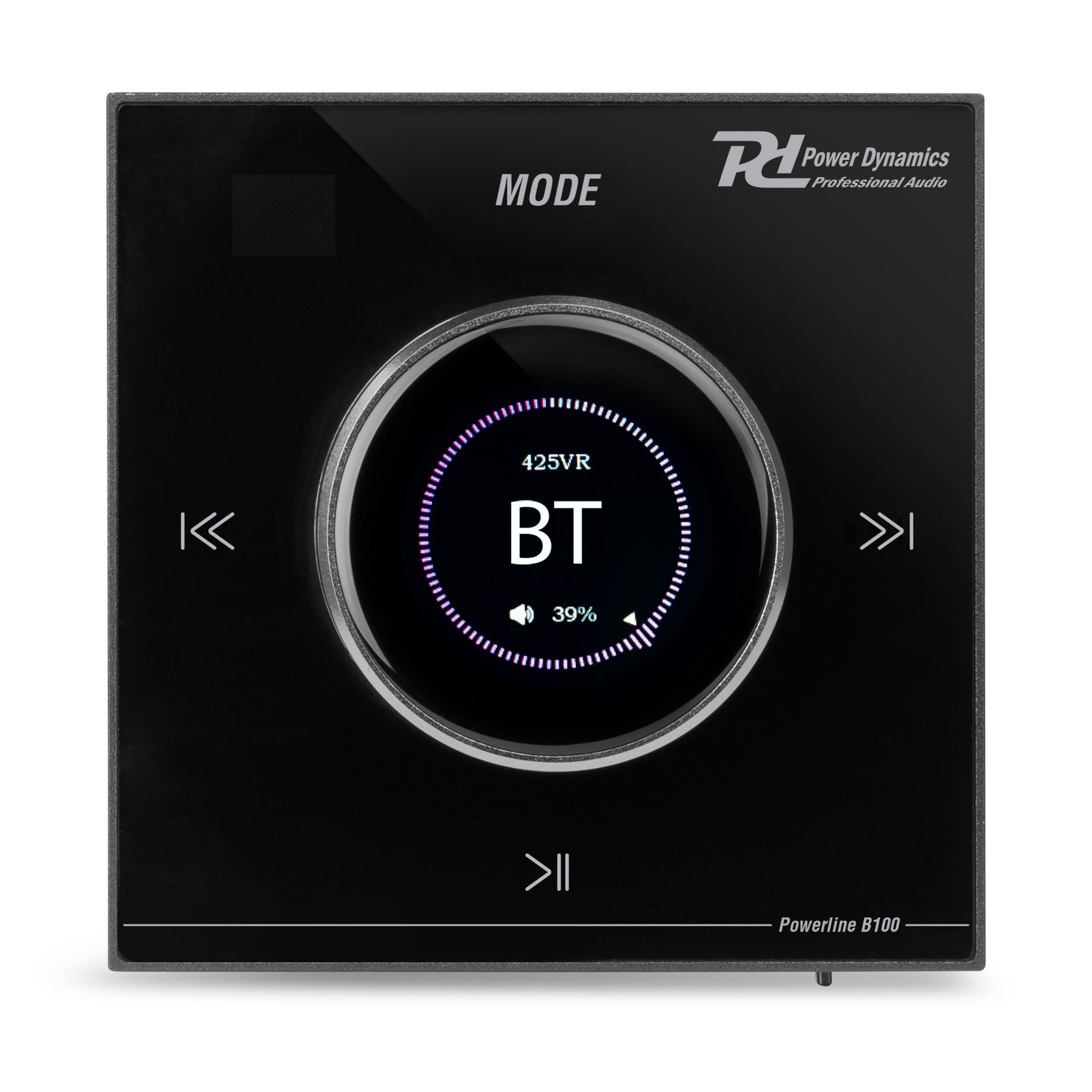 Powerline B100B In Wall Audio Amplifier BT/LCD Black