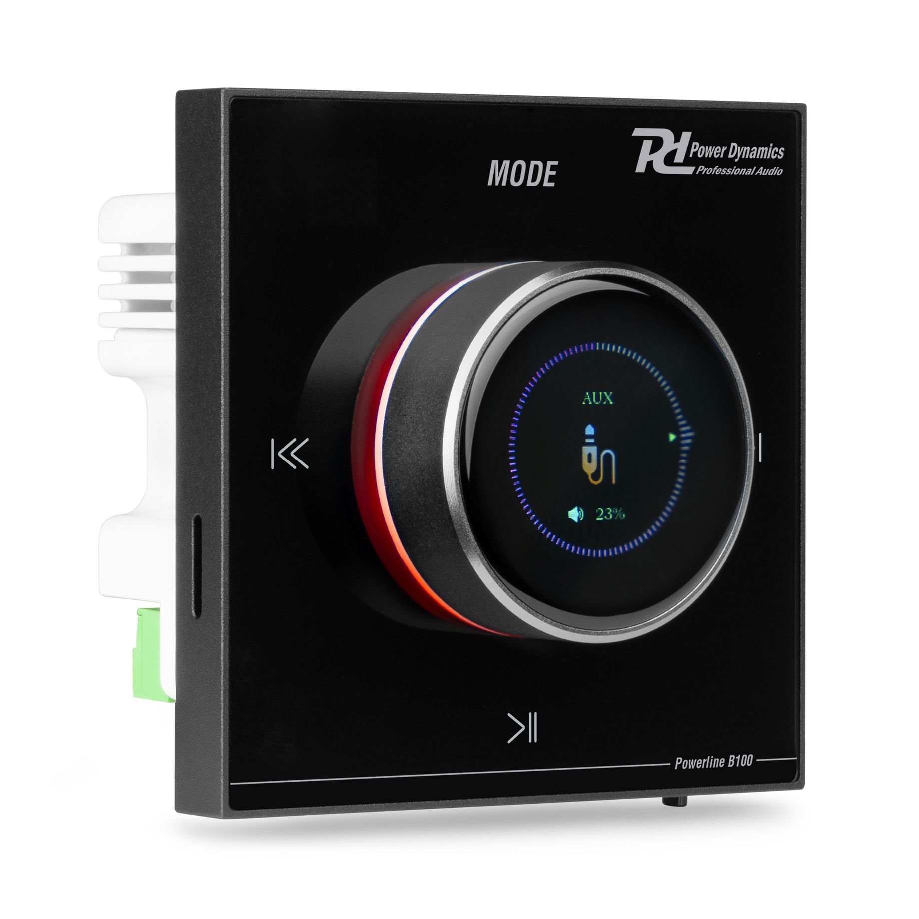 Powerline B100B In Wall Audio Amplifier BT/LCD Black
