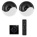 Powerline B50BSet In-Wall Audio Amplifier with 2 Ceiling Speakers