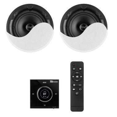 Powerline B50BSet In-Wall Audio Amplifier with 2 Ceiling Speakers