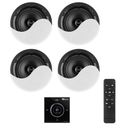 Powerline B100BSet In-Wall Audio Amplifier with 4 Ceiling Speakers