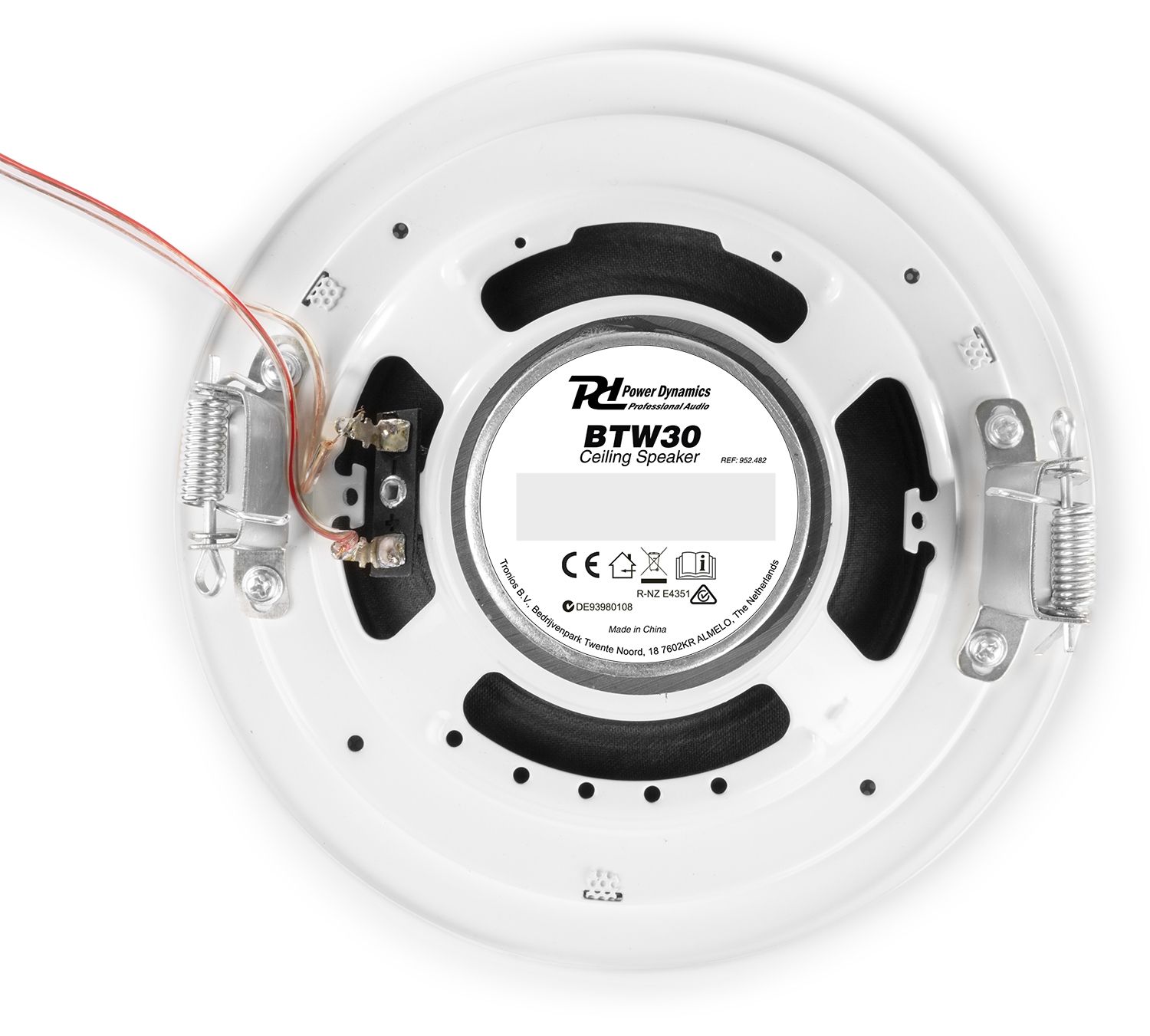 BTW30SET In-Wall Mounted Audio System with 2x 15W Ceiling Speakers