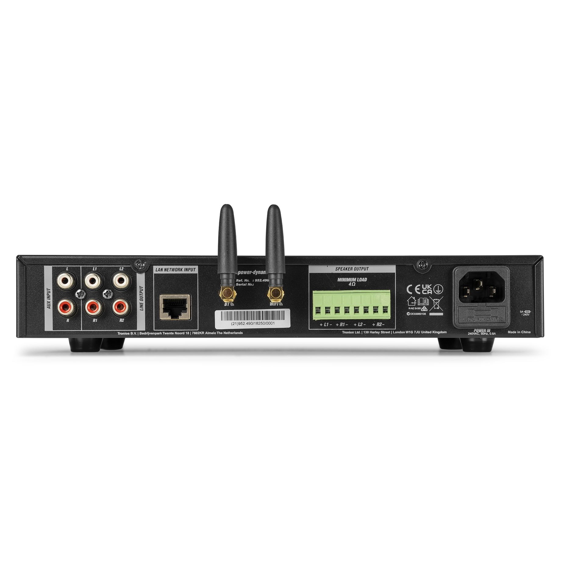 WT460A Wifi Stereo 4-Channel Amplifier