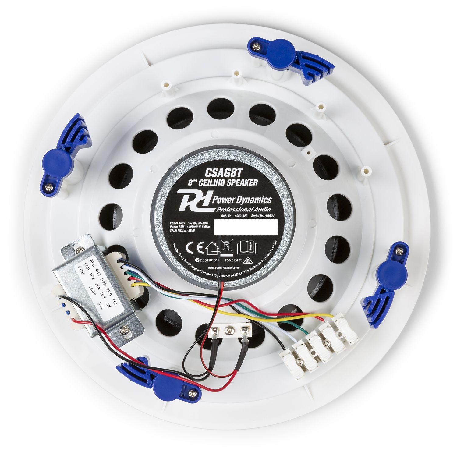 CSAG8T Ceiling Speaker 100V 8” Alu