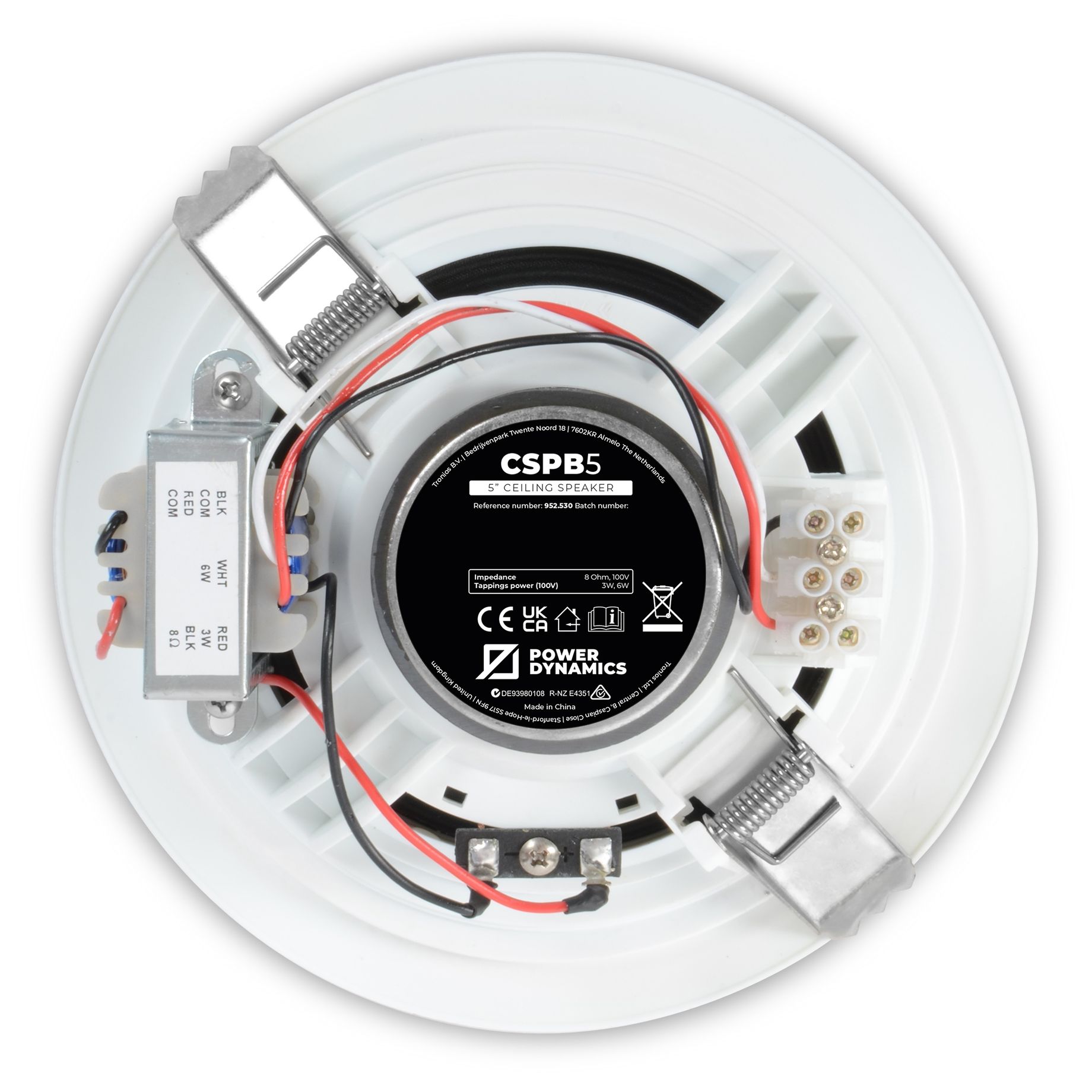 CSPB5 Ceiling Speaker 100V 5.25" White