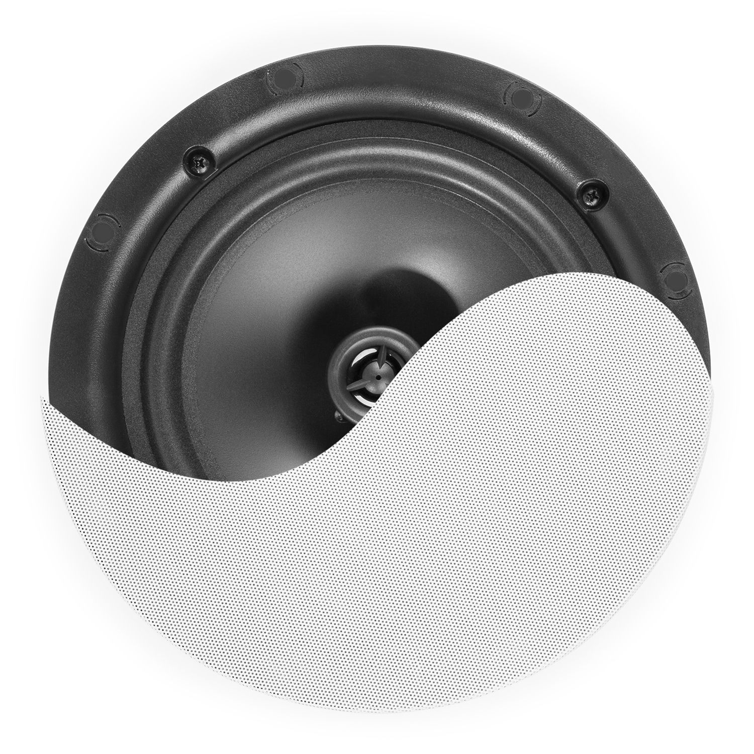 NCBT601 Amplified Low Profile Ceiling Speaker BT 6.5" White