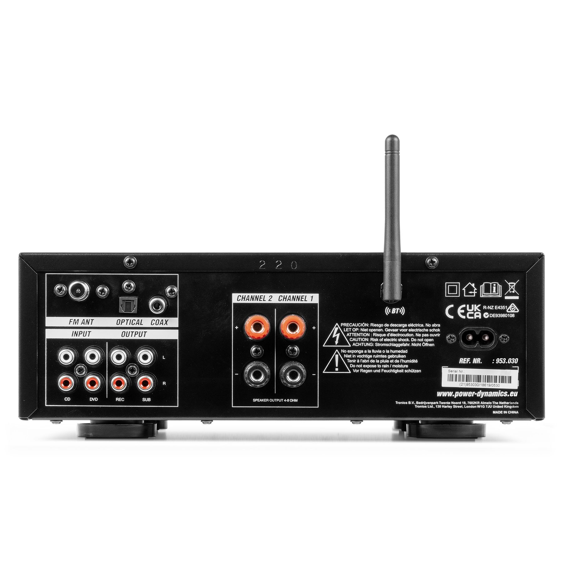 PV220BT Audio Amplifier System 200W