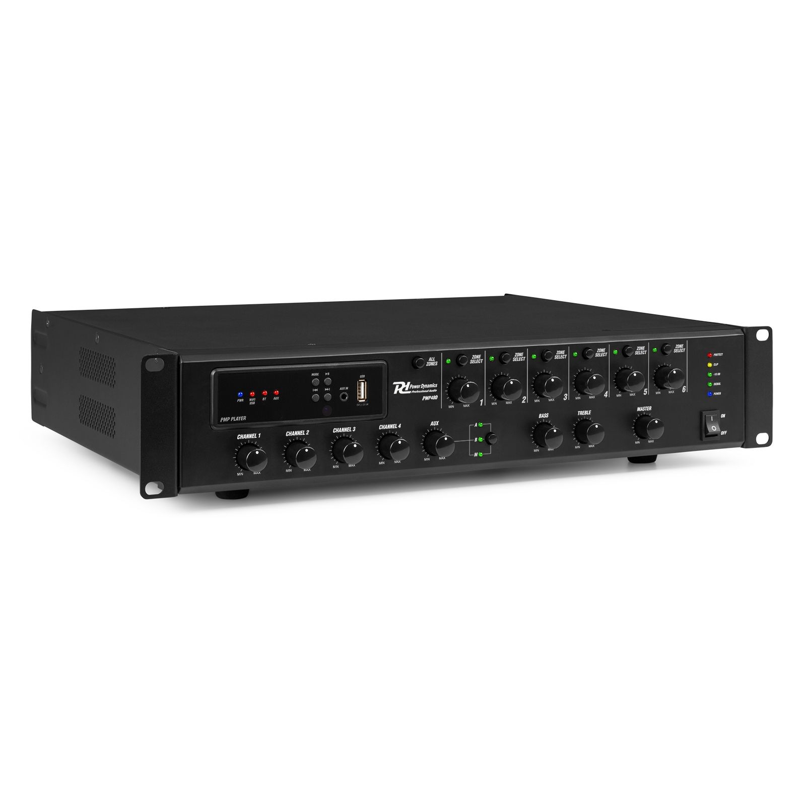 PMP480 Commercial Mixer Amplifier 480W 6 zones