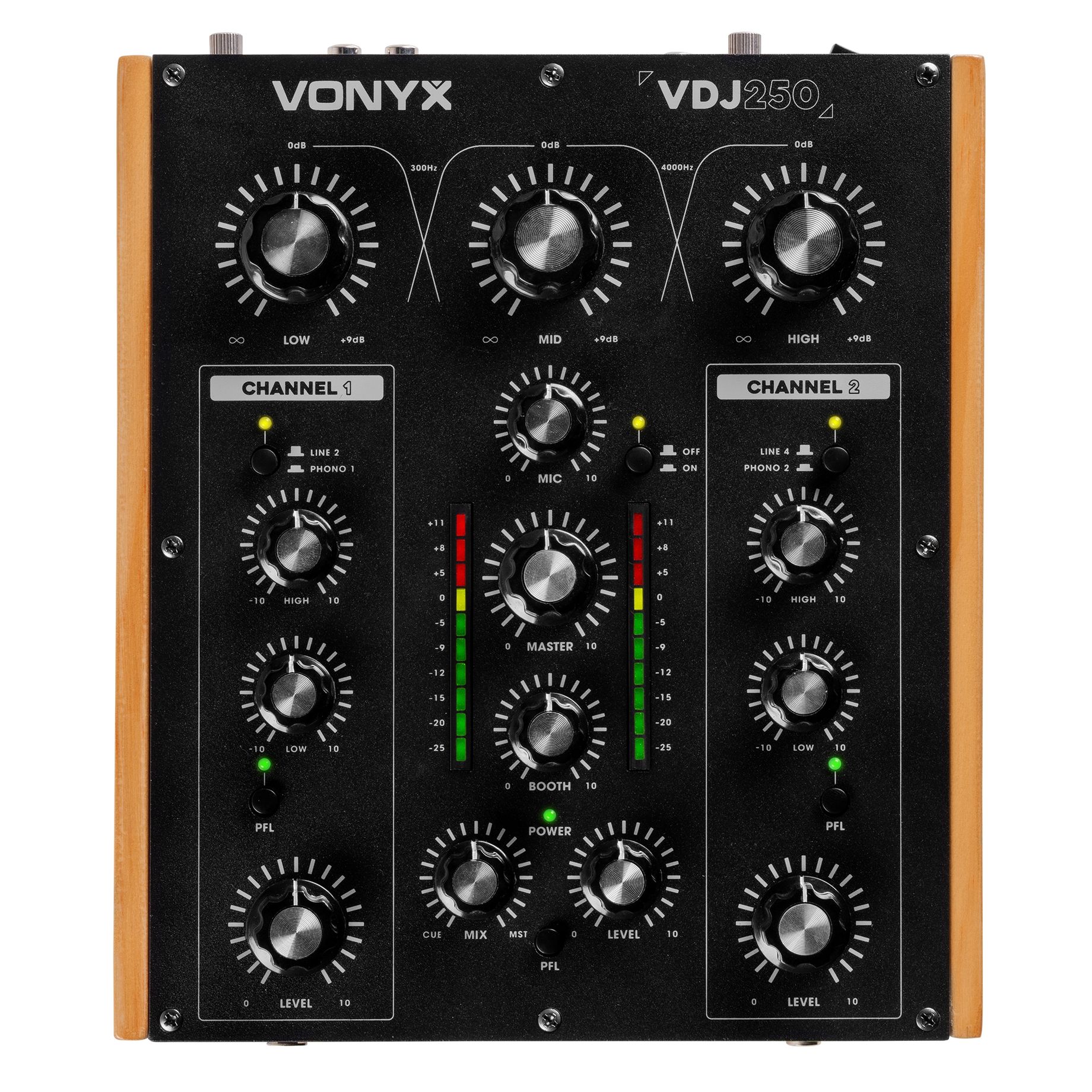 VDJ250 2-Channel DJ Rotary Mixer