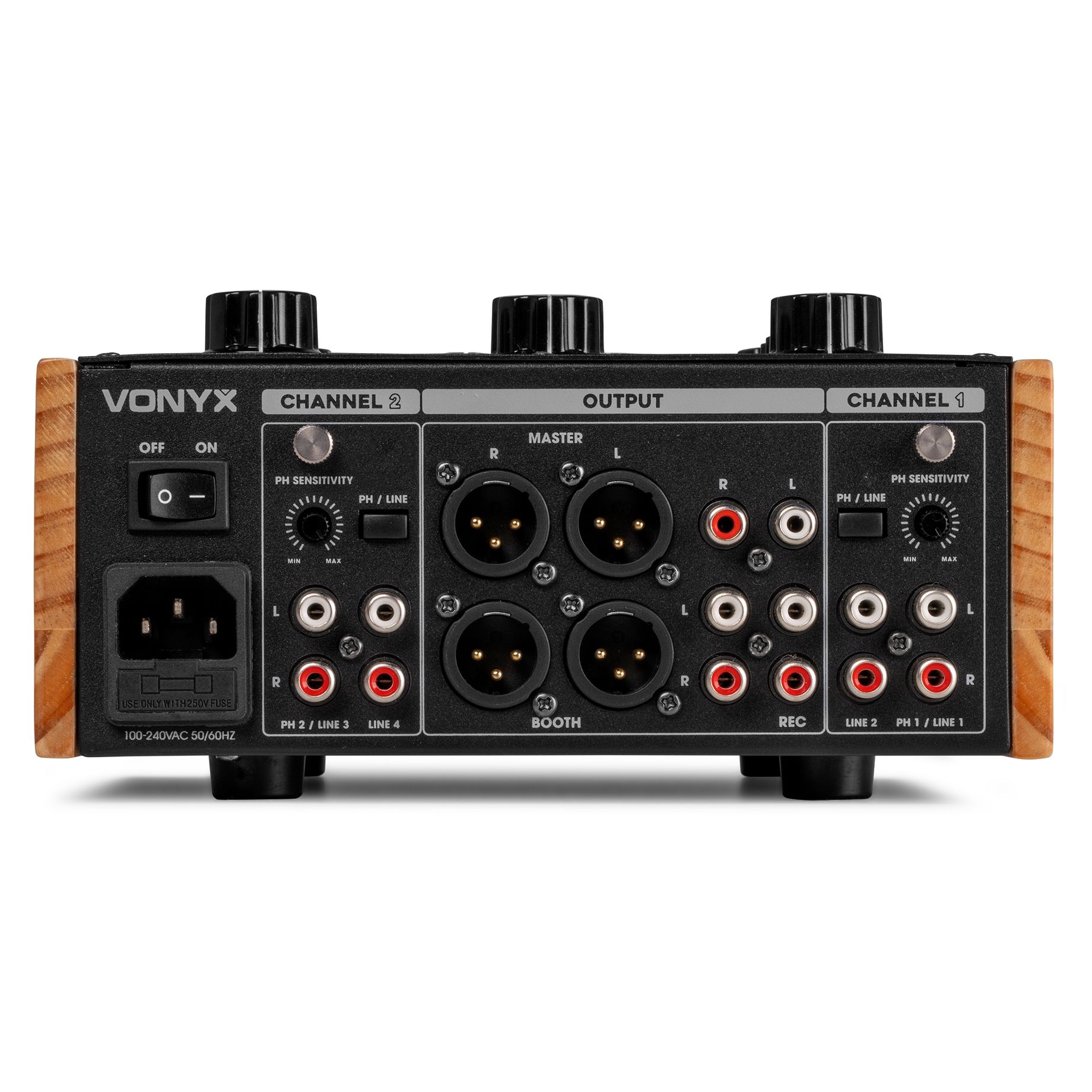 VDJ250 2-Channel DJ Rotary Mixer
