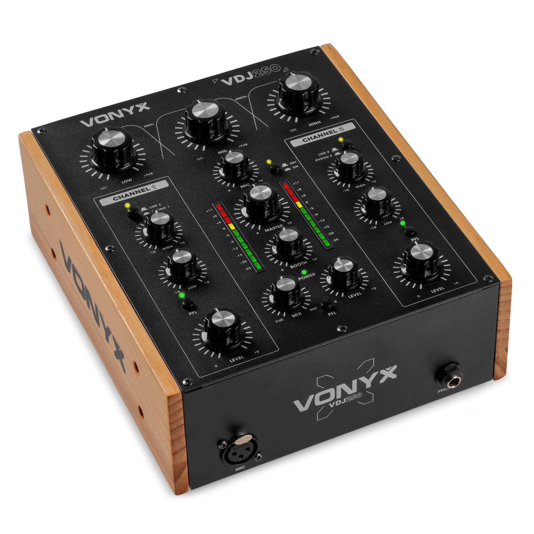 VDJ250 2-Channel DJ Rotary Mixer