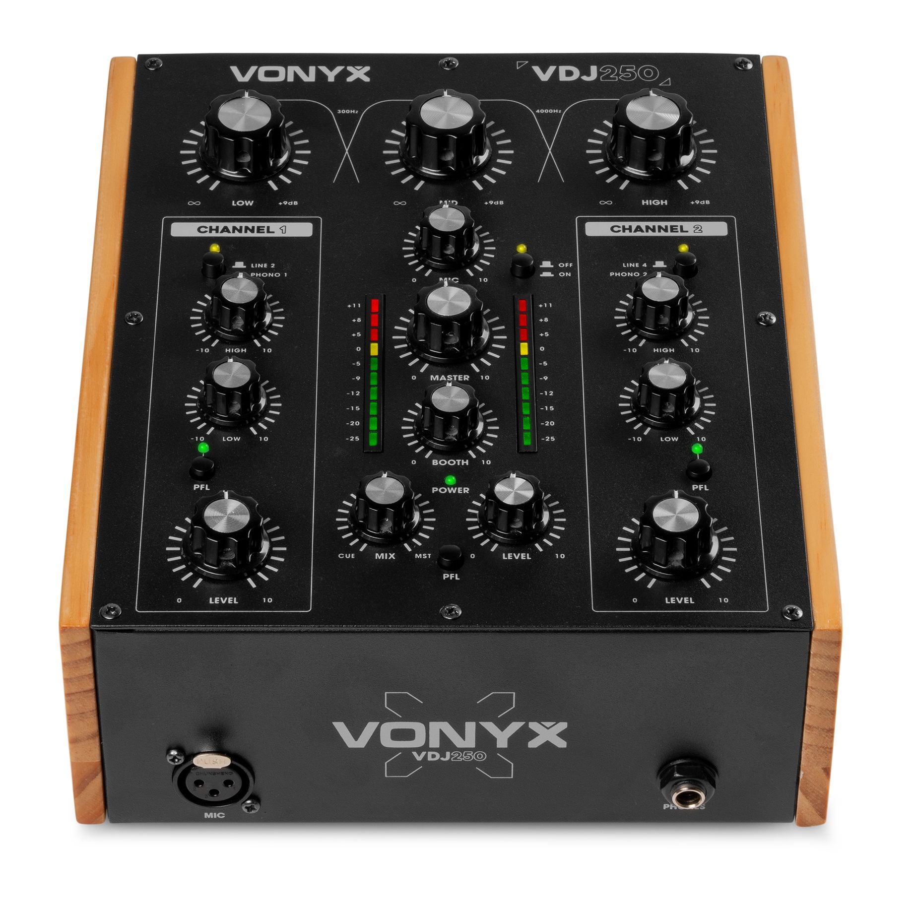 VDJ250 2-Channel DJ Rotary Mixer