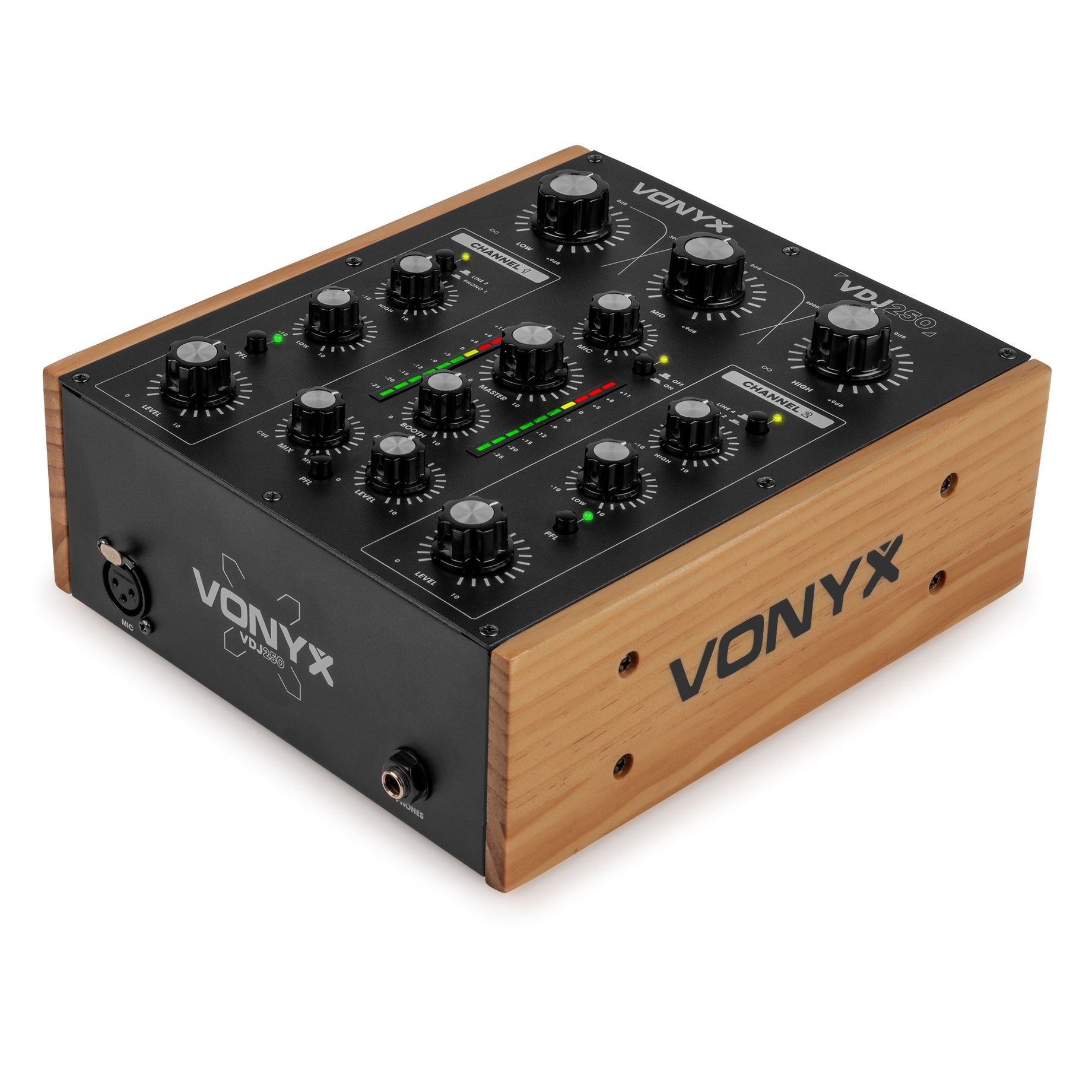 VDJ250 2-Channel DJ Rotary Mixer