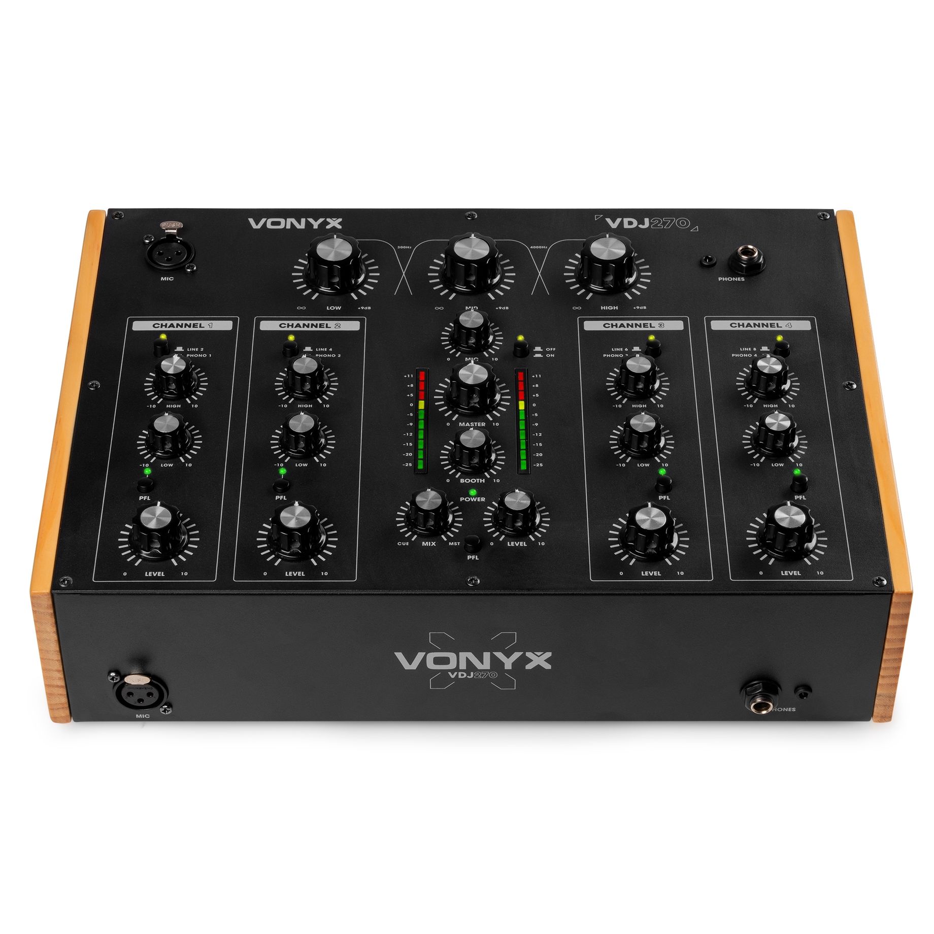 VDJ270 4-Channel DJ Rotary Mixer
