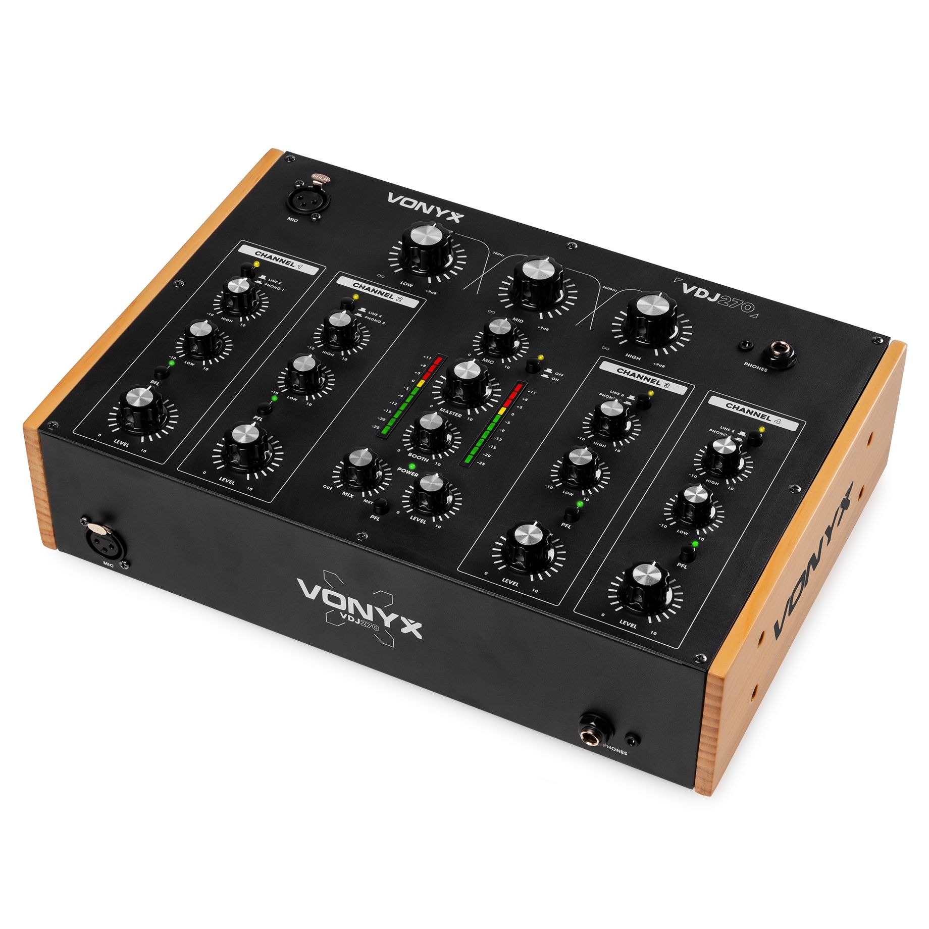 VDJ270 4-Channel DJ Rotary Mixer