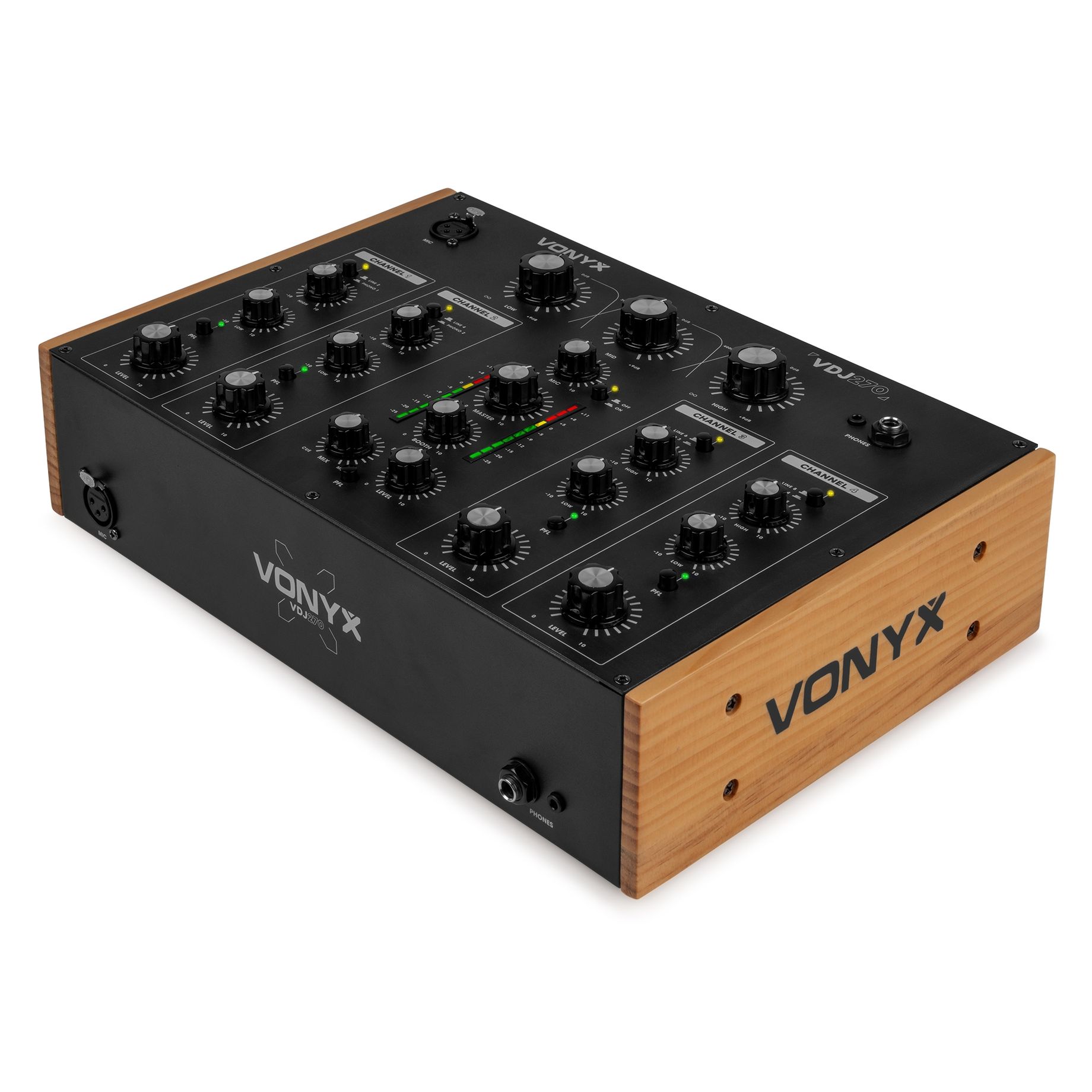 VDJ270 4-Channel DJ Rotary Mixer