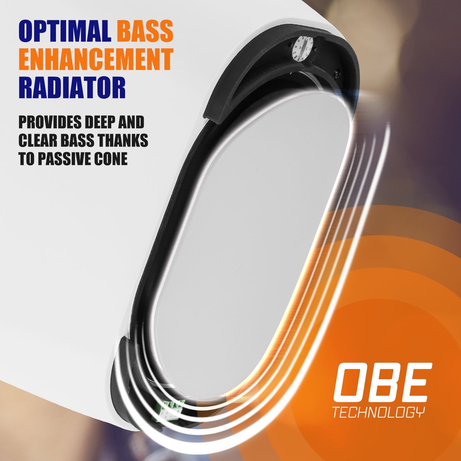 BD80TW In/Outdoor Speaker IPX5 White 100V