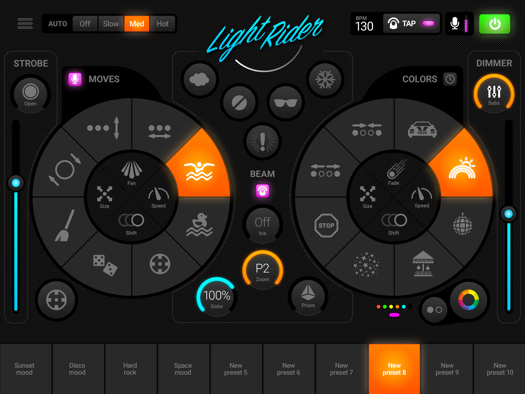 WiFi-USB DMX Interface with Light Rider/ESA2