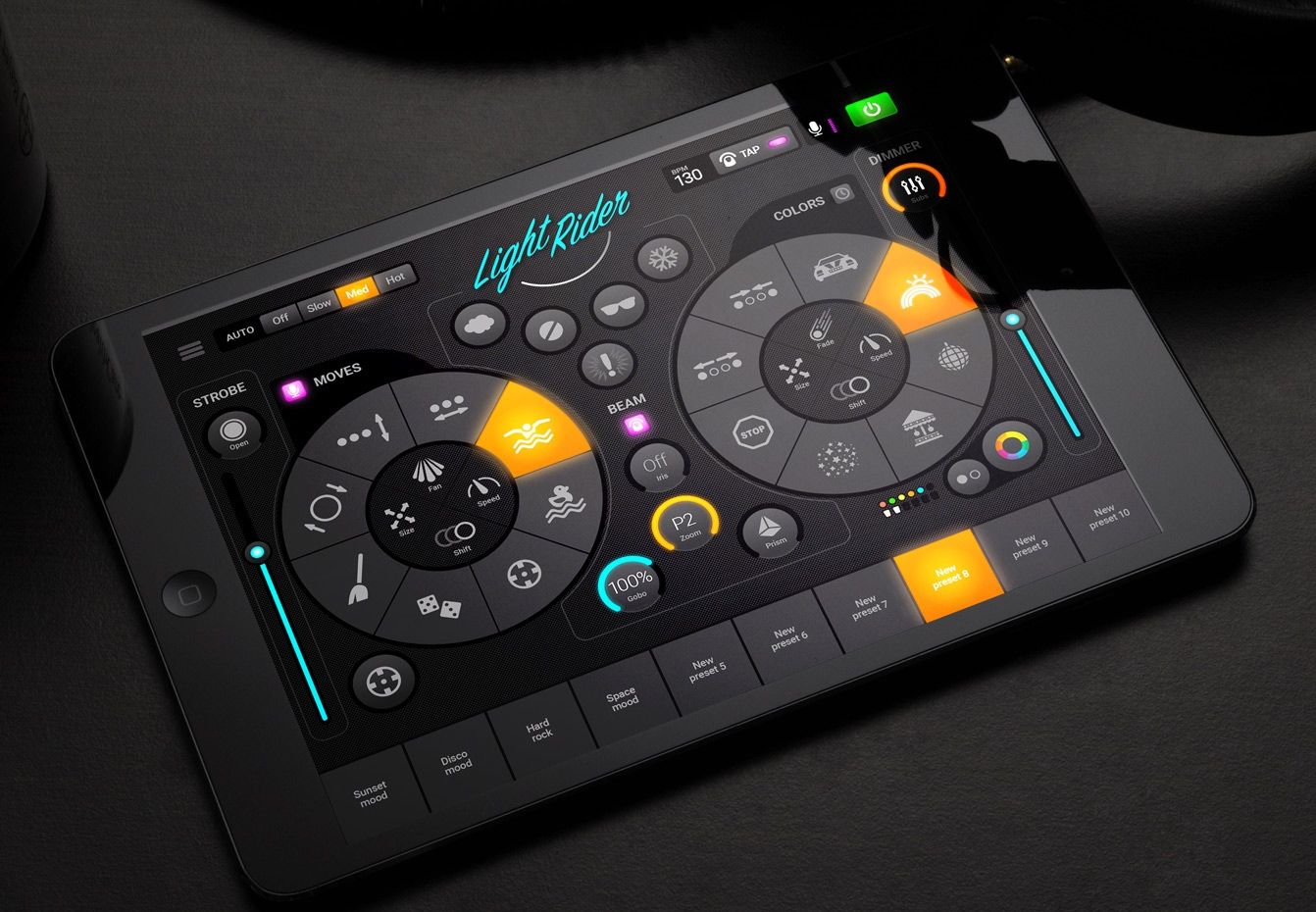 WiFi-USB DMX Interface with Light Rider/ESA2