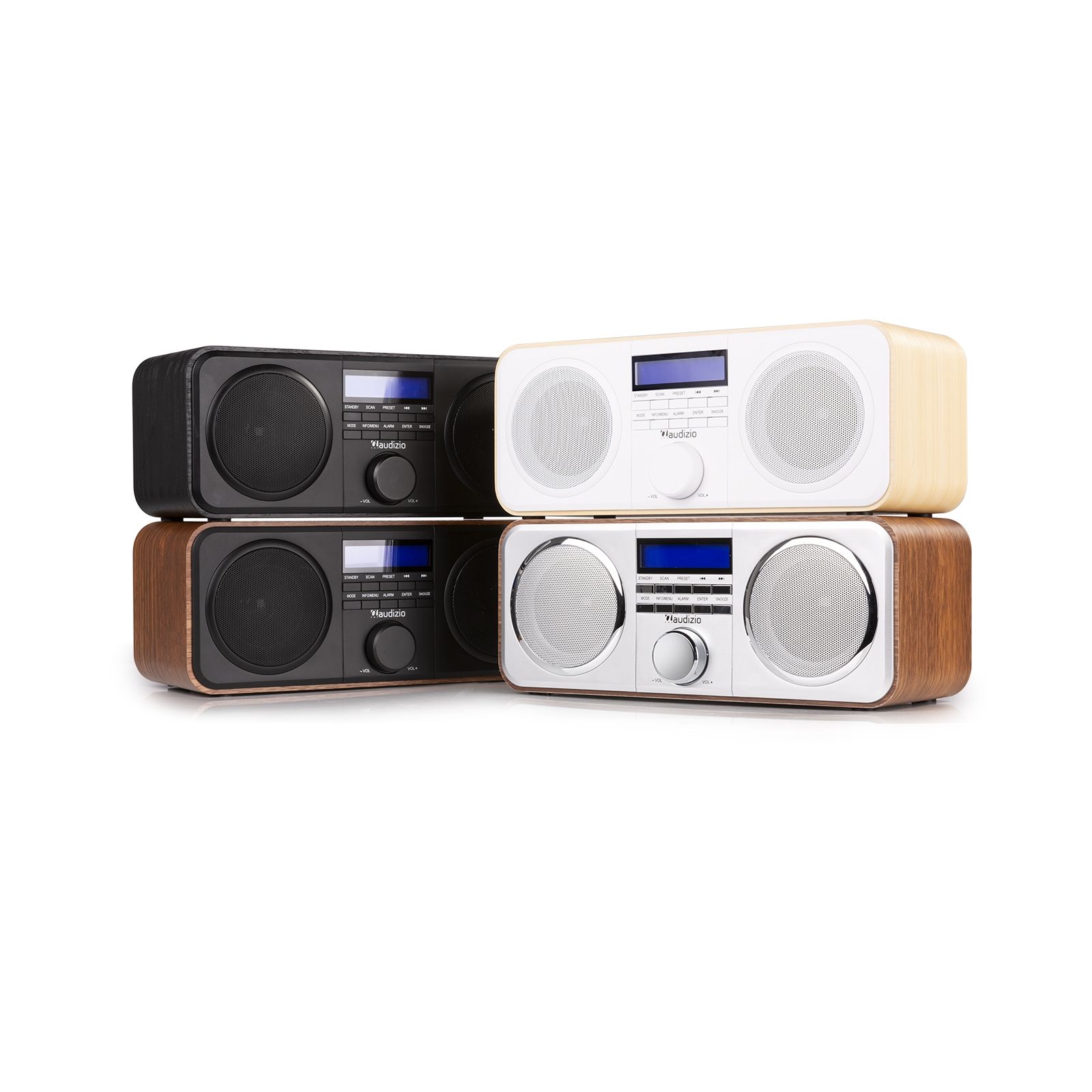 Novara DAB+ Stereo Radio Silver